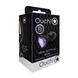 Анальна пробка - Ouch! Metal Butt Plug Small Gunmetal/Amethyst Purple 60360493347 фото 1