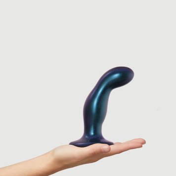 Дилдо Strap-On-Me DILDO PLUG SNAKY METALLIC BLUE SO6825 фото