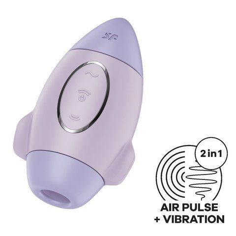 Вакуумний стимулятор з вібрацією Satisfyer Mission Control Violet, 2 SO8970 фото