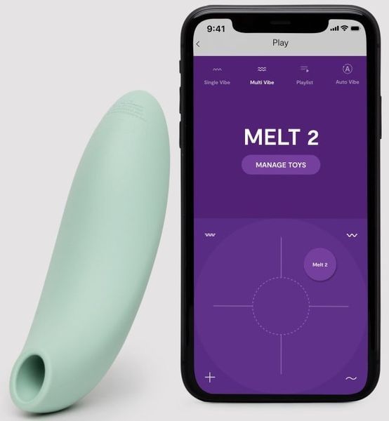 Вакуумний стимулятор We-Vibe Melt 2 (Sage) 401121 фото