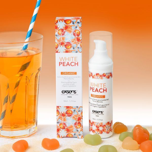 Масажна олія EXSENS Organic White Peach 50мл SO2381 фото