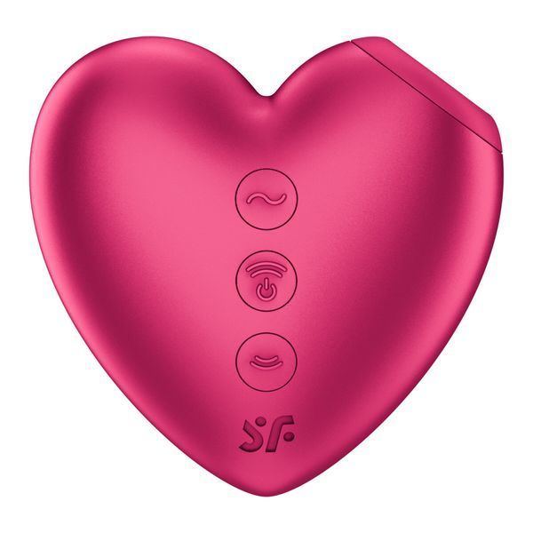 Вакуумний стимулятор-серце з вібрацією Satisfyer Cutie Heart Battery Series SX3836 фото