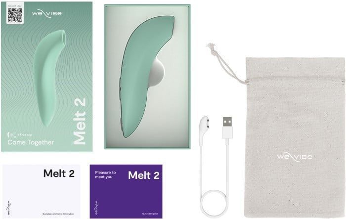 Вакуумний стимулятор We-Vibe Melt 2 (Sage) 401121 фото