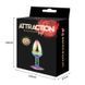 Металева анальна пробка MAI Attraction Toys №72 Rainbow SO6038 фото 6