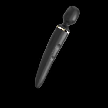 Вібромасажер Satisfyer Wand-er Woman (Black/Gold) SO3456 фото