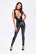 Комбінезон Noir Handmade F298 Libido Deep-V catsuit with collar and pearl chain - S SX0225 фото 3