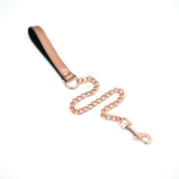 Нашийник з повідцем Liebe Seele Rose Gold Memory Collar with Leash SO9494 фото