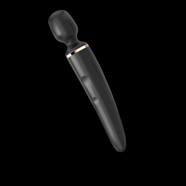 Вібромасажер Satisfyer Wand-er Woman (Black/Gold) SO3456 фото