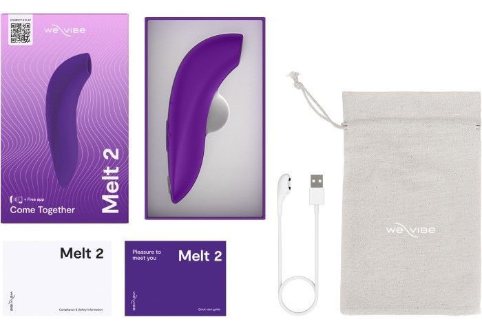 Вакуумний стимулятор We-Vibe Melt 2 (Purple) 401120 фото