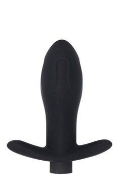 Анальна пробка з вібрацією MAI Attraction Toys №87 Black SO5005 фото