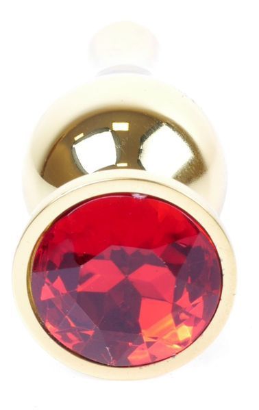 Анальний пробка Boss Series - Jewellery Gold BUTT PLUG Red, BS6400064 BS6400064 фото