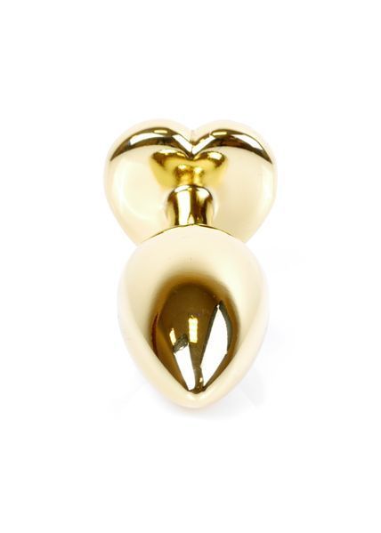 Анальна пробка - Jewellery Gold Heart Plug Red 62530064-00037 фото