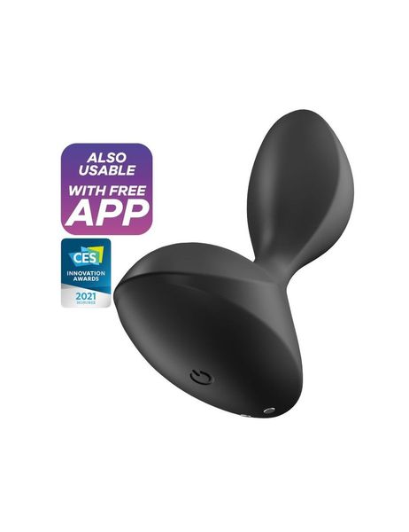 Анальна смарт-пробка з вібрацією Satisfyer Sweet Seal Black SO6100 фото