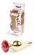 Анальний пробка Boss Series - Jewellery Gold BUTT PLUG Red, BS6400064 BS6400064 фото 1