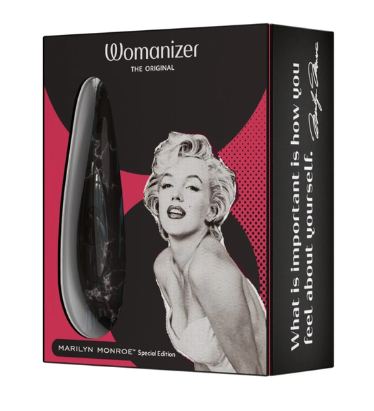 Стимулятор Womanizer Marilyn Monroe (Black Marble) 400860 фото