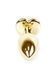 Анальна пробка - Jewellery Gold Heart Plug Red 62530064-00037 фото 4
