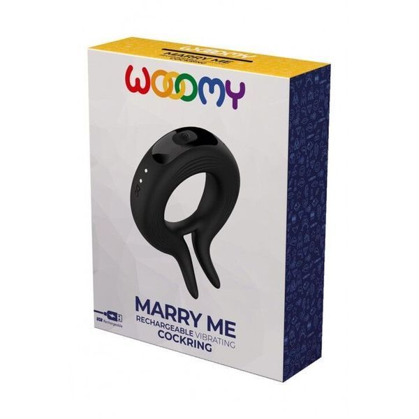 Ерекційне віброкільце Wooomy Marry Me SO7440 фото