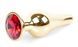Анальний пробка Boss Series - Jewellery Gold BUTT PLUG Red, BS6400064 BS6400064 фото 3