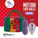 Вагінальні кульки з масажем і вібрацією FeelzToys Motion Love Balls Jivy SO3852 фото 1