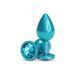 Анальна пробка NS Novelties Rear Assets - Iridescent Pink - Medium - Teal SX4383 фото 1