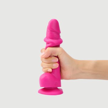 Реалістичний фалоімітатор Strap-On-Me Sliding Skin Realistic Dildo Fuchsia - S SO6254 фото