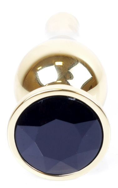 Анальний пробка Boss Series - Jewellery Gold BUTT PLUG Black, BS6400065 BS6400065 фото