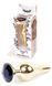 Анальний пробка Boss Series - Jewellery Gold BUTT PLUG Black, BS6400065 BS6400065 фото 1