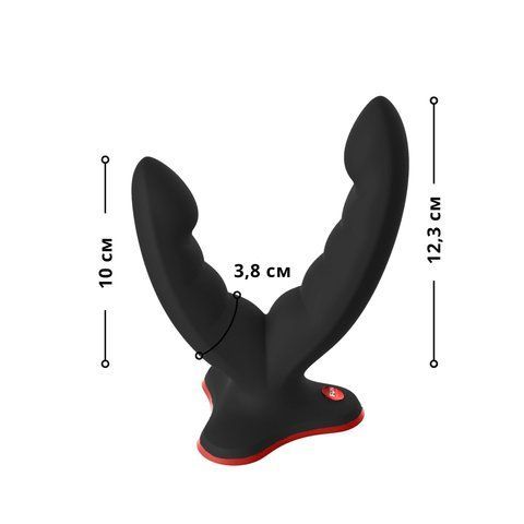 Подвійний фалоімітатор Fun Factory RYDE black SX0976 фото