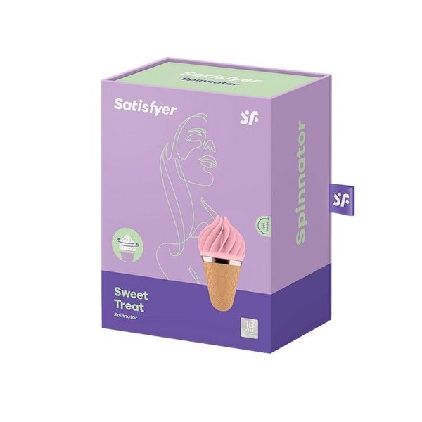 Морозиво-спінатор Satisfyer Lay-On - Sweet Treat Pink/Brown SO3552 фото