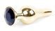 Анальний пробка Boss Series - Jewellery Gold BUTT PLUG Black, BS6400065 BS6400065 фото 3