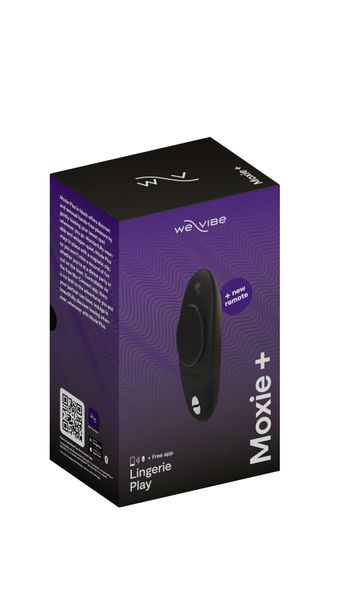 Смарт-вібратор у трусики We-Vibe Moxie+ Satin Black 400775 фото