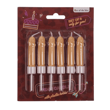 Свічки у вигляді пеніса Penis Candles Flesh, 6 шт. 99660612674-1 фото