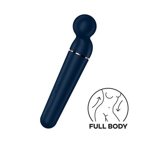 Вібромасажер Satisfyer Planet Wand-er Blue/Rosegold SO8783 фото
