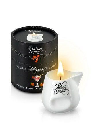 Масажна свічка Plaisirs Secrets Strawberry Daiquiri (80 мл) SO1855 фото