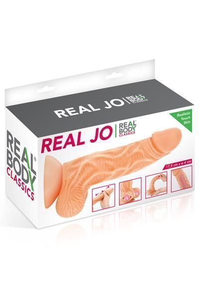 Фалоімітатор із рухомою крайньою плоттю Real Body &mdash; Real JO SO1888 фото