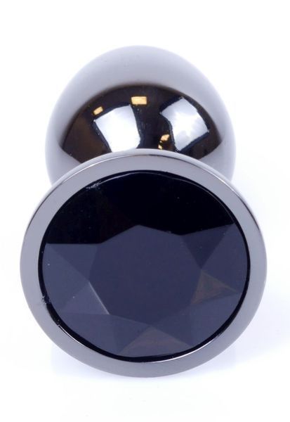Анальна пробка Boss Series - Jewellery Dark Silver PLUG Black S, BS6400029 BS6400029 фото