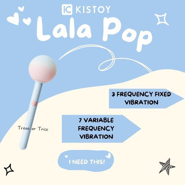 Вібратор-цукерка на паличці KISTOY Lala Pop SO8710 фото