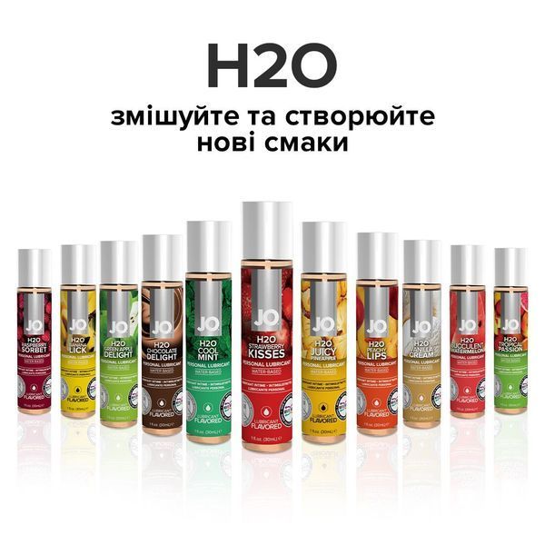Змазка на водній основі System JO H2O &mdash; Strawberry Kiss (30 мл) SO1469 фото