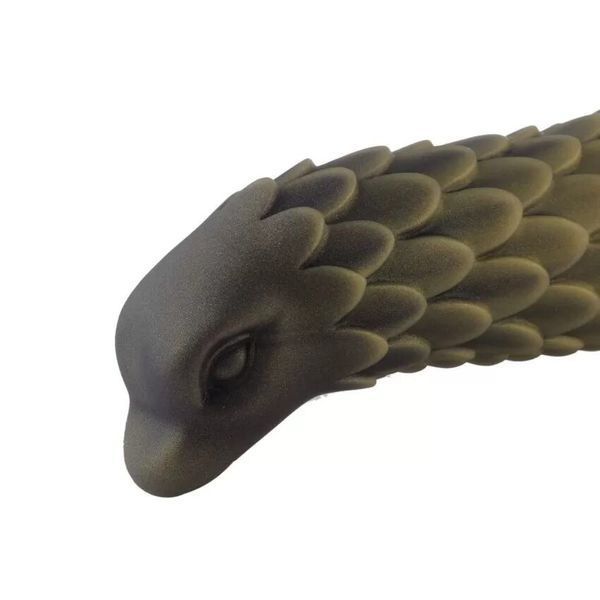 Фалоімітатор для секс-машин Hismith 8.5&Prime; Squama Beast Silicone Dildo Monster Series, KlicLok SO9967 фото