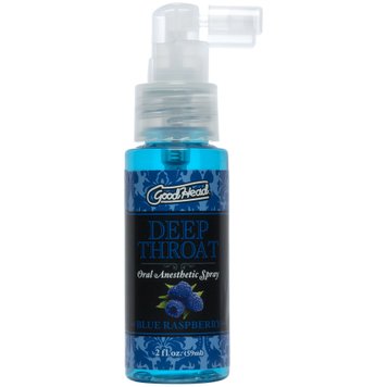 Спрей для мінету Doc Johnson GoodHead DeepThroat Spray - Blue Raspberry 59 мл SO9854 фото