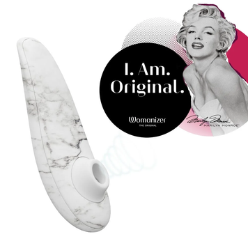 Стимулятор Womanizer Marilyn Monroe (White Marble) 400861 фото