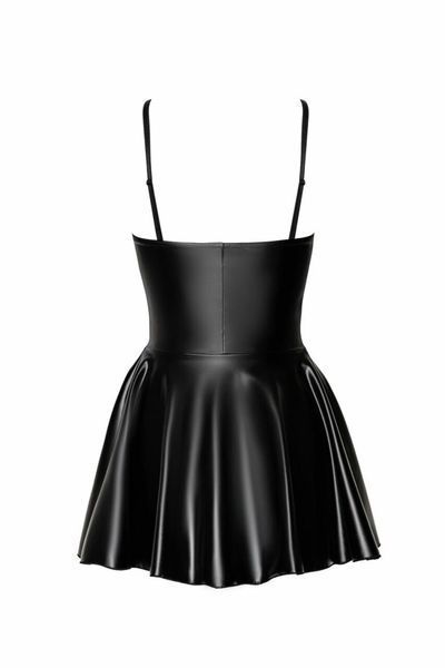 Сукня Noir Handmade F308 Dreamer wetlook corset mini dress with front zipper - S SX0285 фото