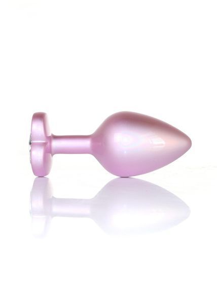 Анальна пробка - Jewellery Pearl Pink Heart Plug Clear M 62530064-00139 фото