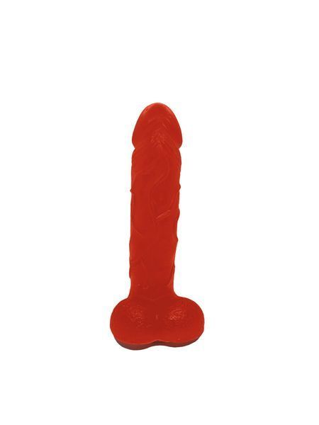 Крафтове мило-член із присоскою Чистий Кайф Red size L SO2638 фото