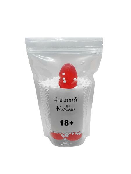 Крафтове мило-член із присоскою Чистий Кайф Red size L SO2638 фото