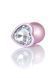 Анальна пробка - Jewellery Pearl Pink Heart Plug Clear M 62530064-00139 фото 3