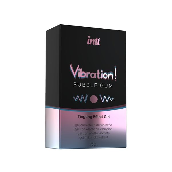 Рідкий вібратор Intt Vibration Bubble Gum (15 мл) SO3348 фото