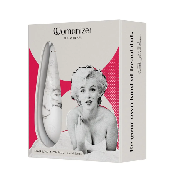 Стимулятор Womanizer Marilyn Monroe (White Marble) 400861 фото