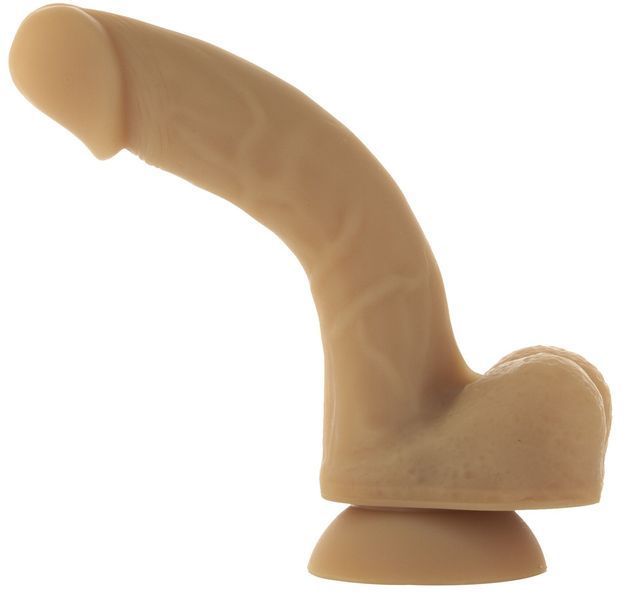 Фалоімітатор ADDICTION &mdash; ANDREW 8&Prime; Silicone Dong &mdash; Caramel SO5579 фото
