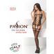 Бодістокінг Passion BS054 black, комбінезон, імітація панчох, відкритий животик PBS054B фото 7